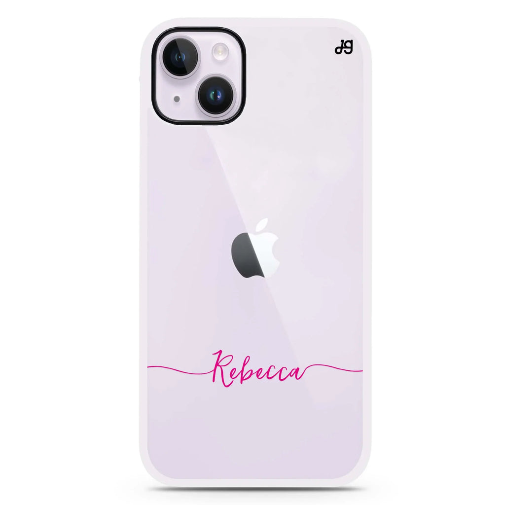 Initial handwritten iPhone 15 Impact Guard Bumper Case
