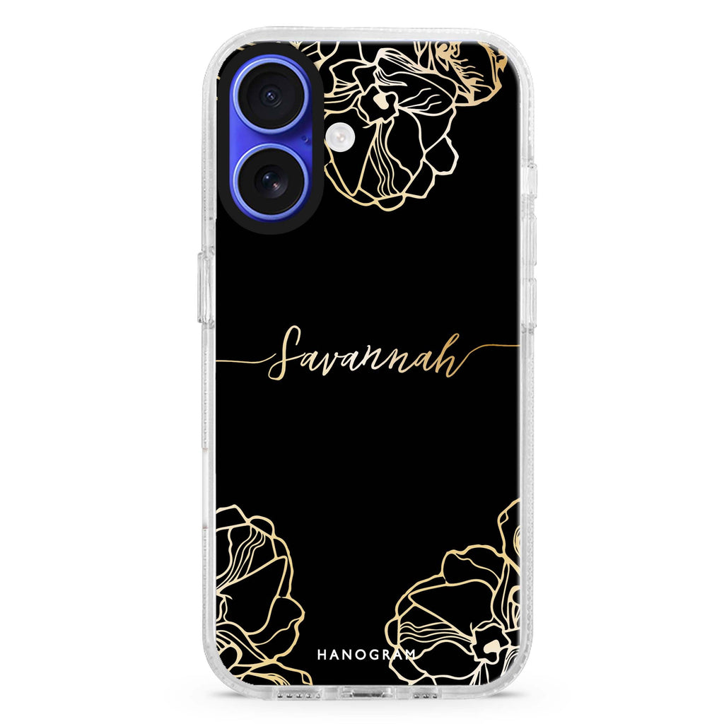 Crafts Of Floral MagSafe Compatible iPhone 16 Ultra Clear Case - Personalized and Stylish Protection
