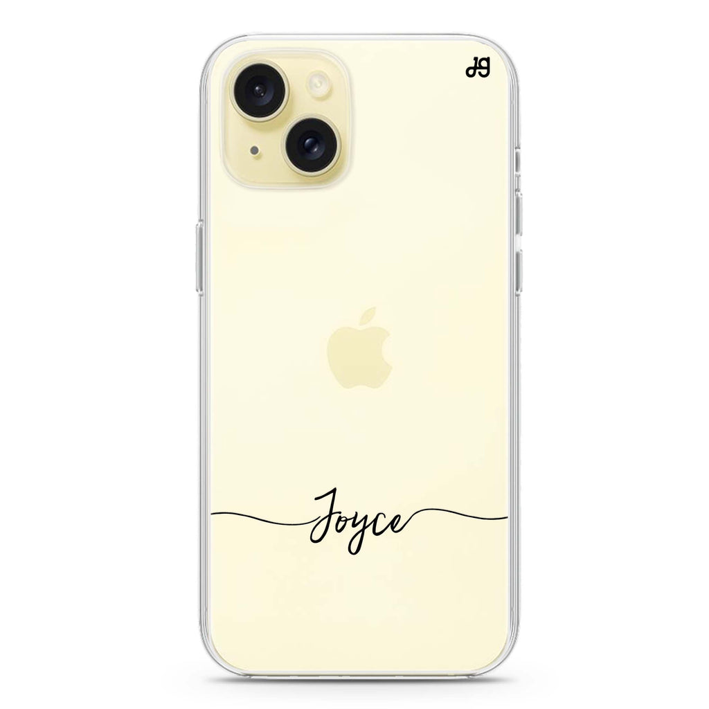 Initial handwritten iPhone Ultra Clear Case