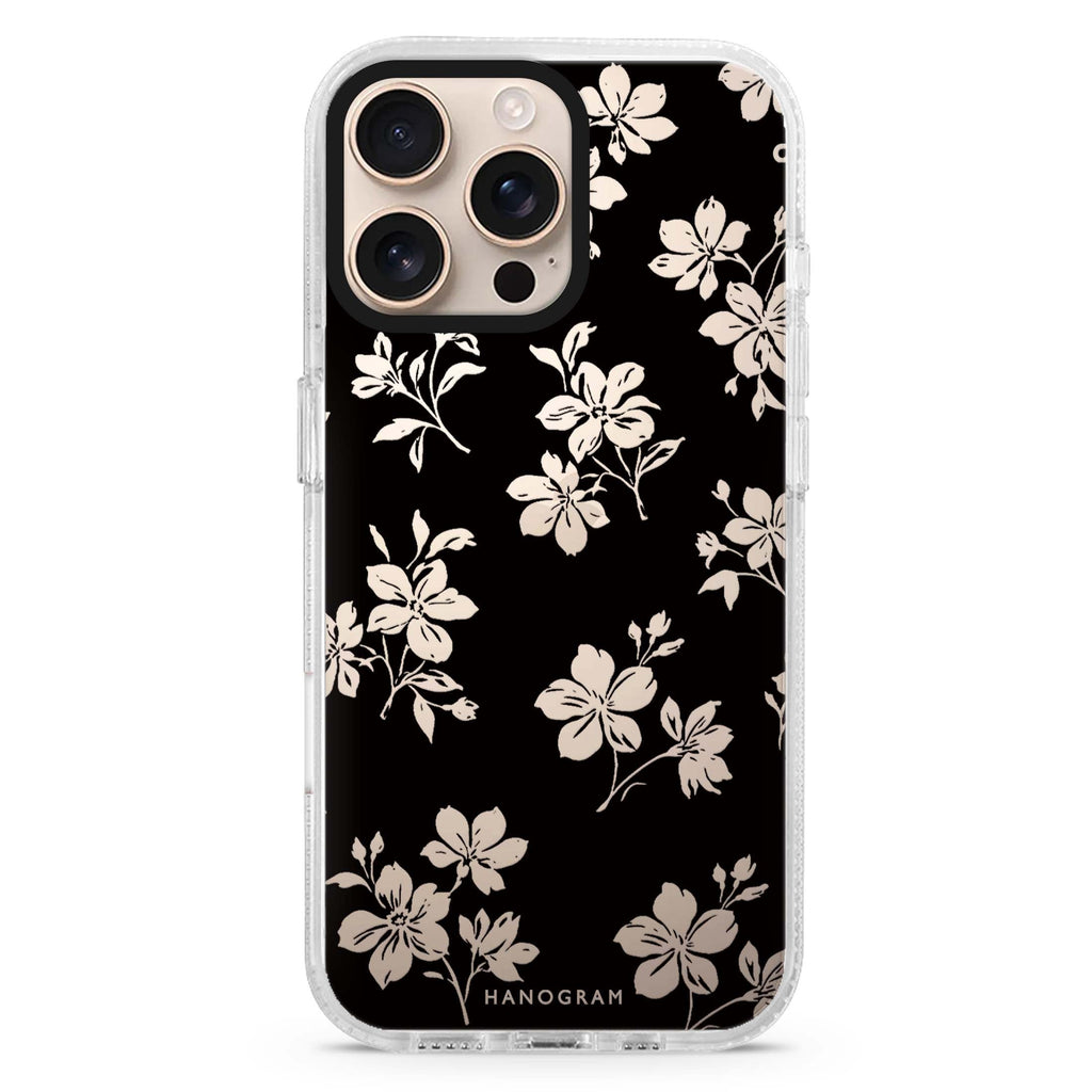 Blossoms after Dark iPhone 16 Pro Max Ultra Clear Case - front view