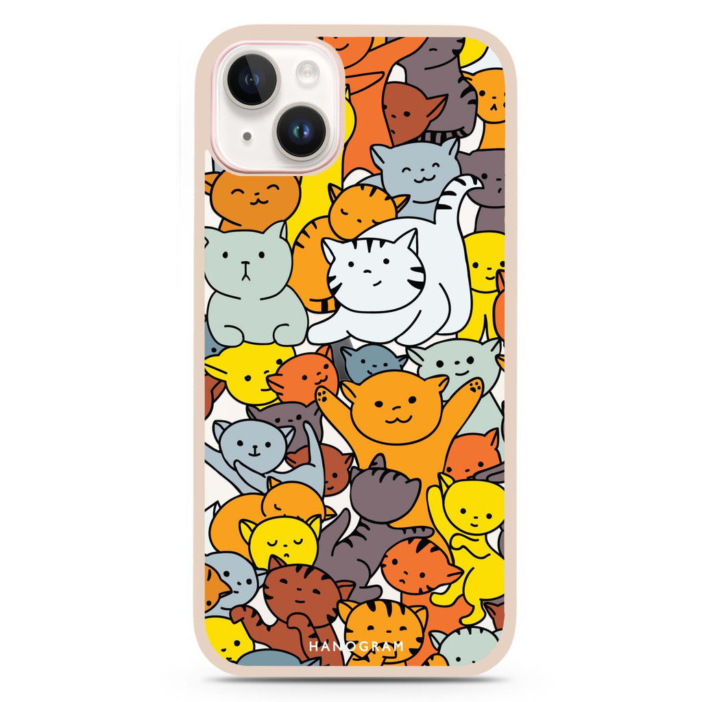 Meow Mates iPhone 15 Impact Guard Bumper Case