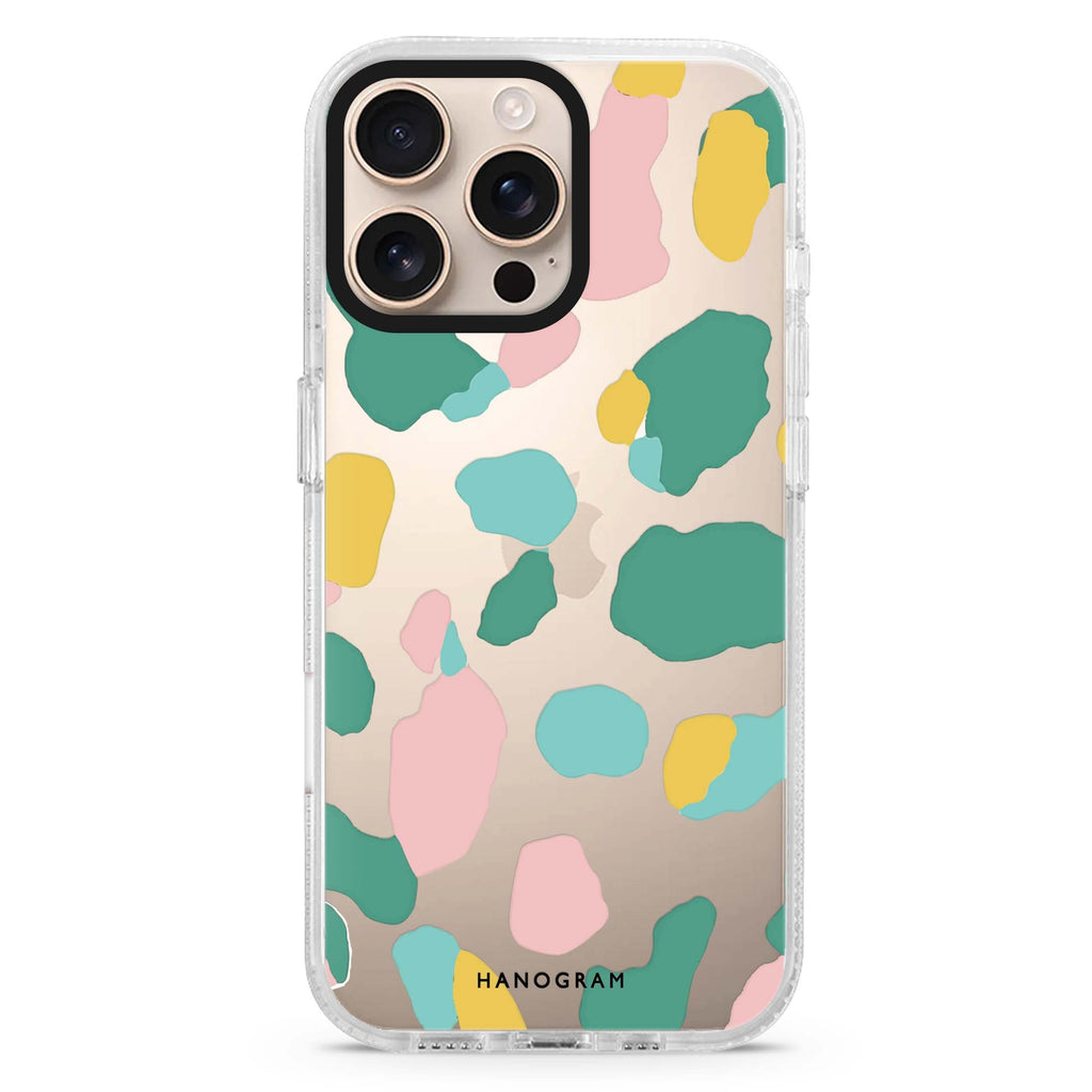 Cotton Candy Leopard iPhone Ultra Clear Case
