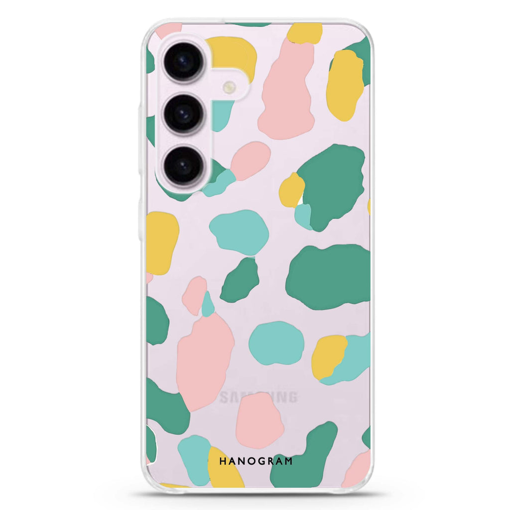 Cotton Candy Leopard Samsung Galaxy Ultra Clear Case