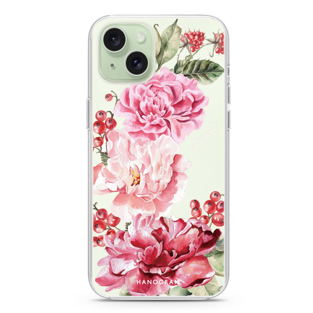 Pretty Watercolor Flowers Ultra Clear Case