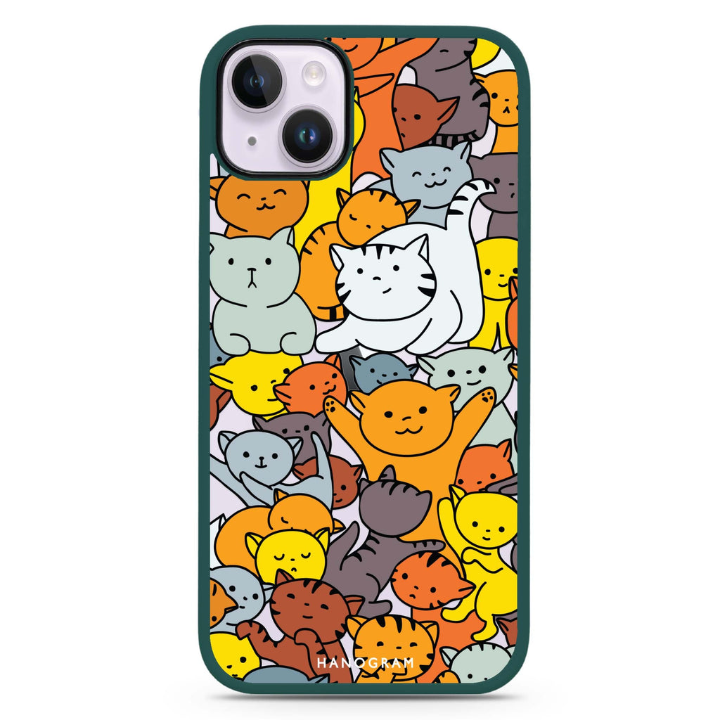 Meow Mates iPhone 15 Plus Impact Guard Bumper Case