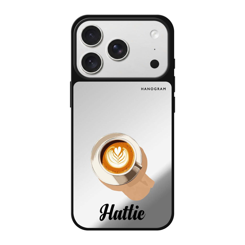 Form & Foam personalized name iPhone 18 Pro Max mirror case