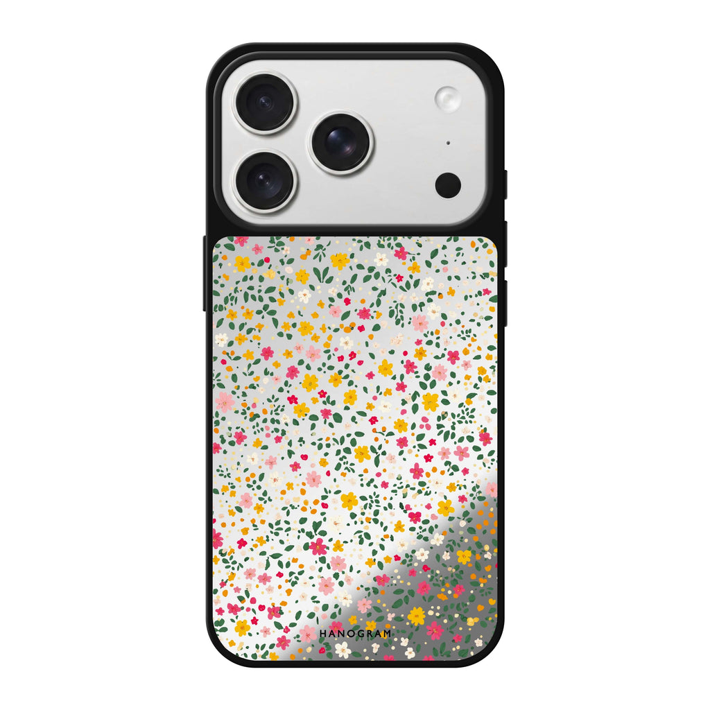 Petite Bloom spring flower floral iPhone 18 Pro Max mirror case