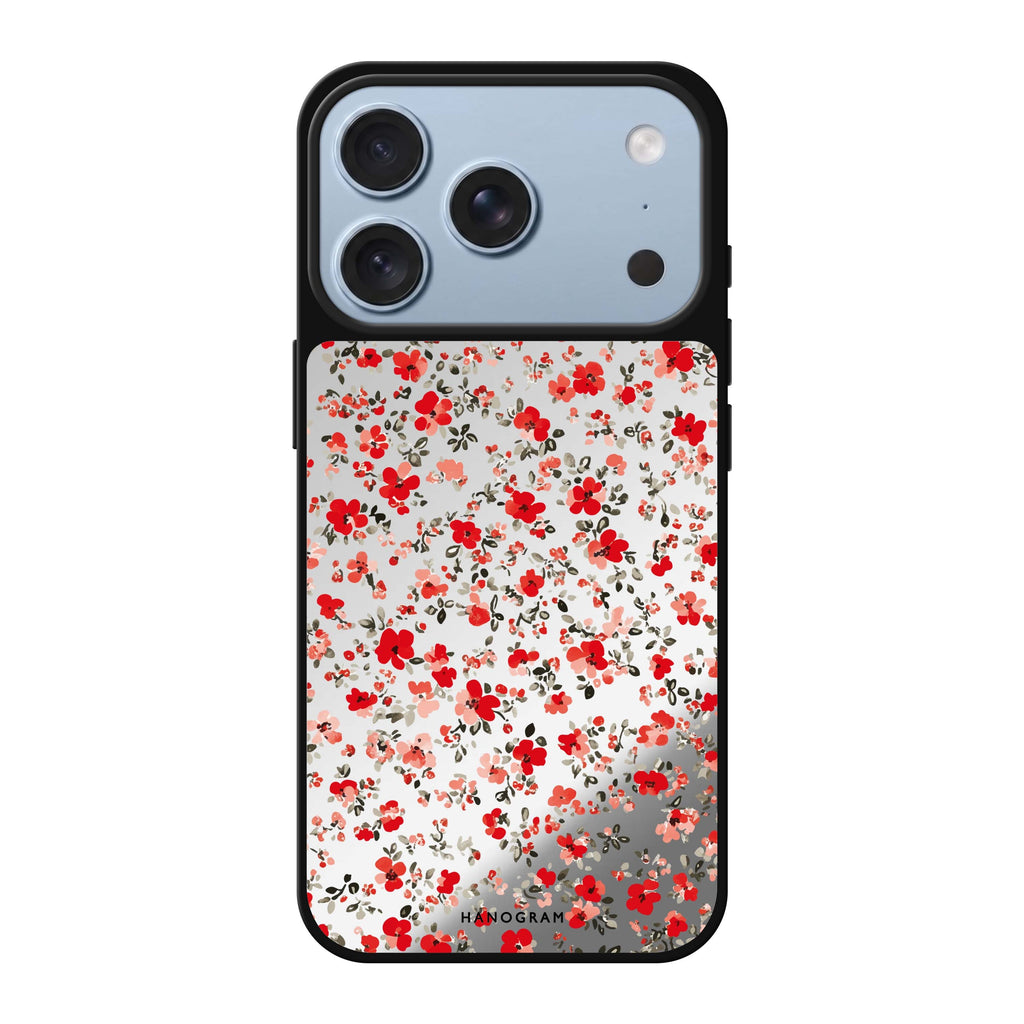 Tiny Bloom spring flower floral iPhone 18 Pro Max mirror case