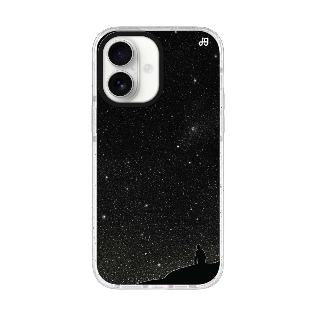 Starlit Wonder iPhone 17 ultra clear MagSafe case, front product view