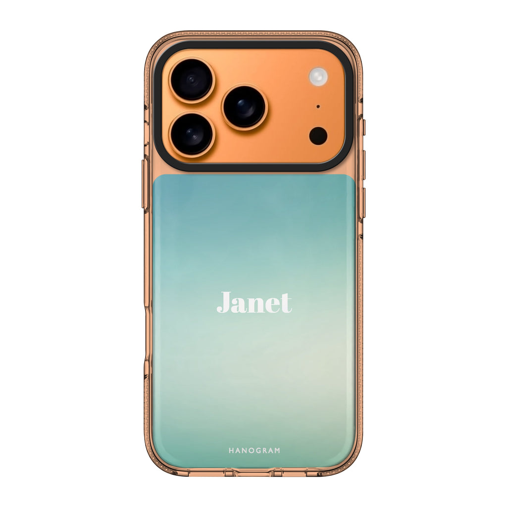 Ocean Mist personalized name nature summer iPhone 17 Pro Max ultra clear case