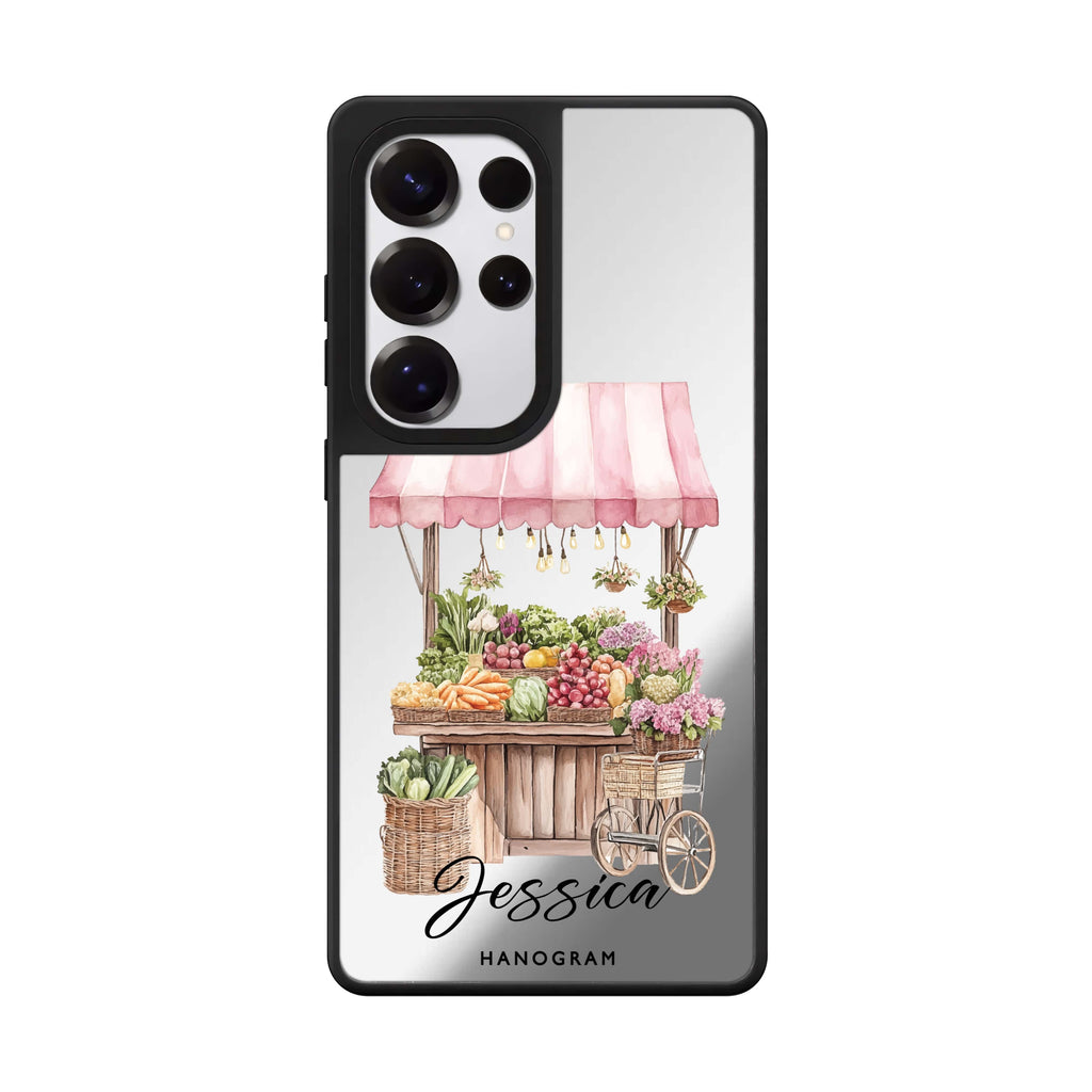 Blush Market Mirror Case