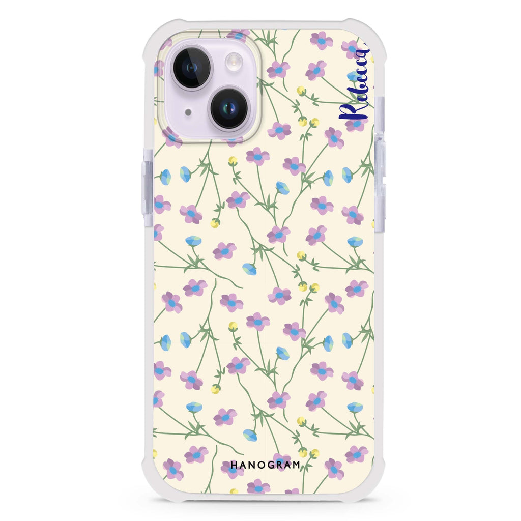 Girly floral iPhone 15 Plus Ultra Shockproof Case