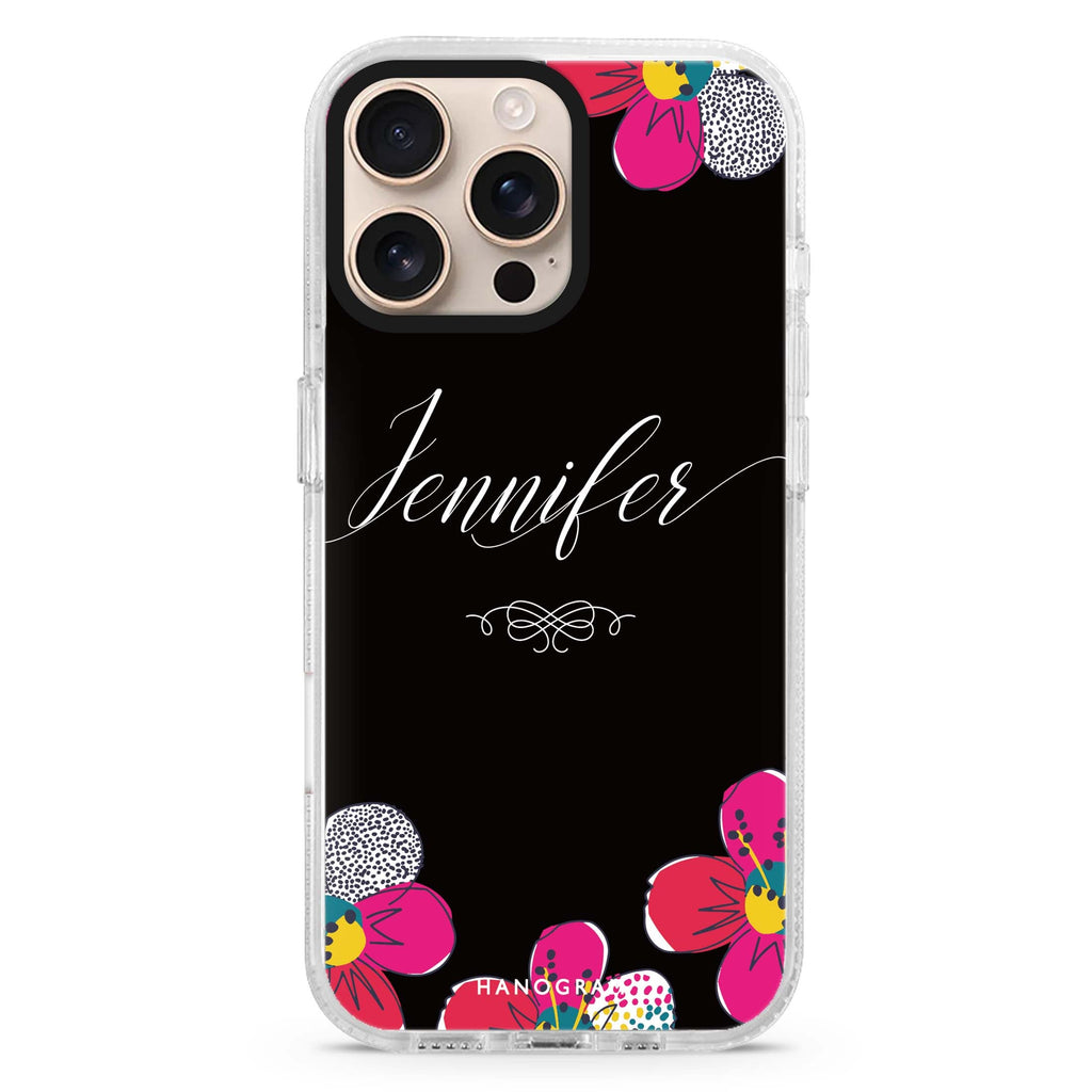 Stunning Floral iPhone 16 Pro & 16 Pro Max Case - Personalized and Stylish Protection