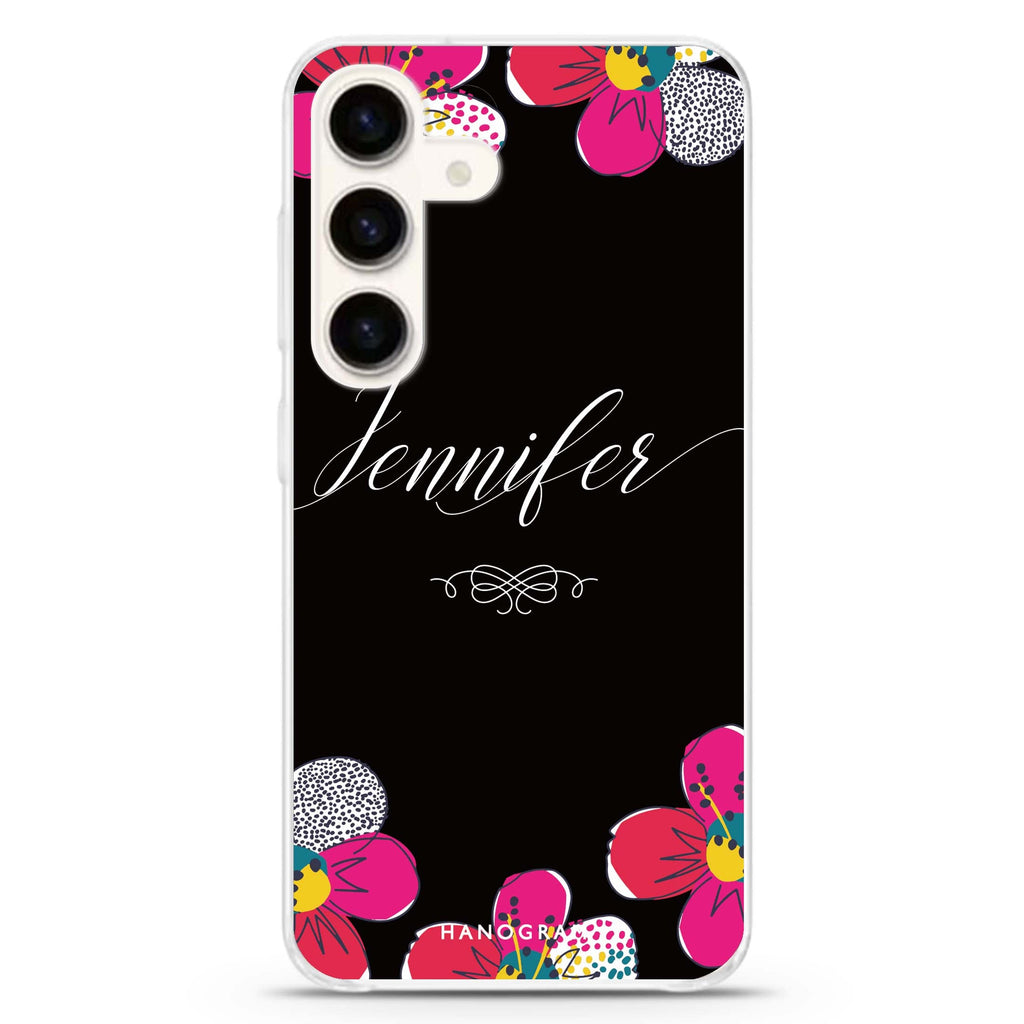 Stunning Floral Samsung Galaxy Ultra Clear Case