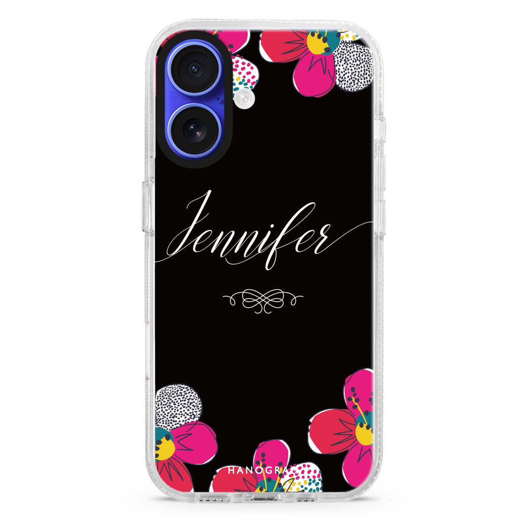 Stunning Floral MagSafe Compatible iPhone 16 Ultra Clear Case - Personalized and Stylish Protection