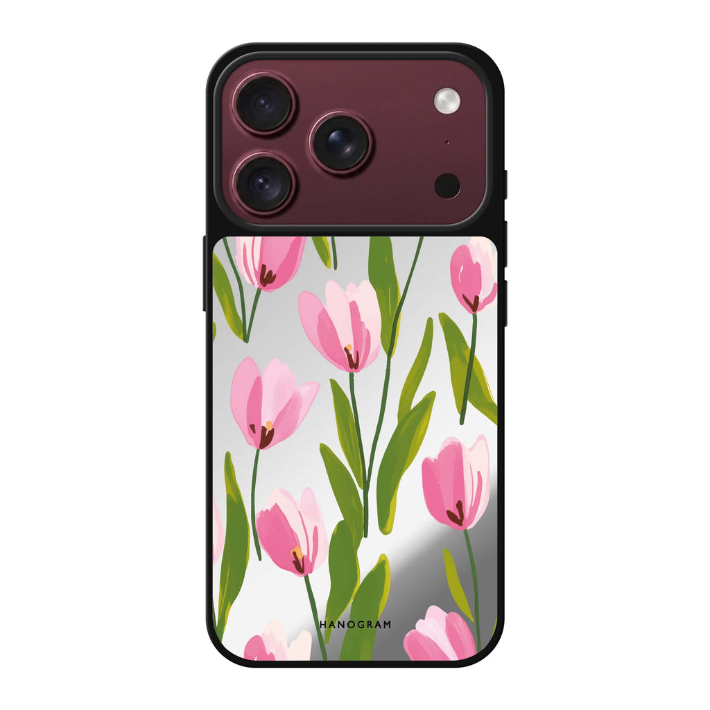 Tulip Waltz flower floral iPhone 18 Pro Max mirror case