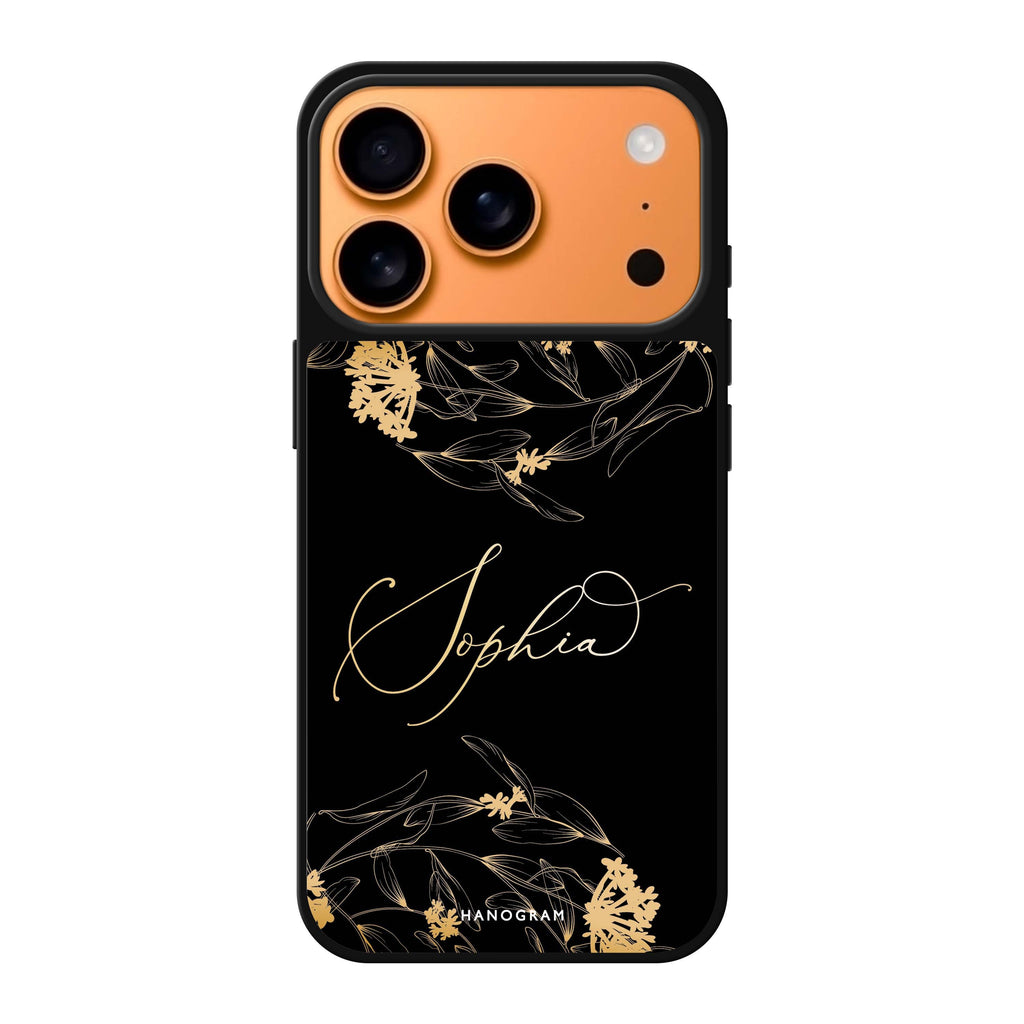 Crafts Of Floral II personalized name spring flower floral iPhone 17 Pro Max mirror case