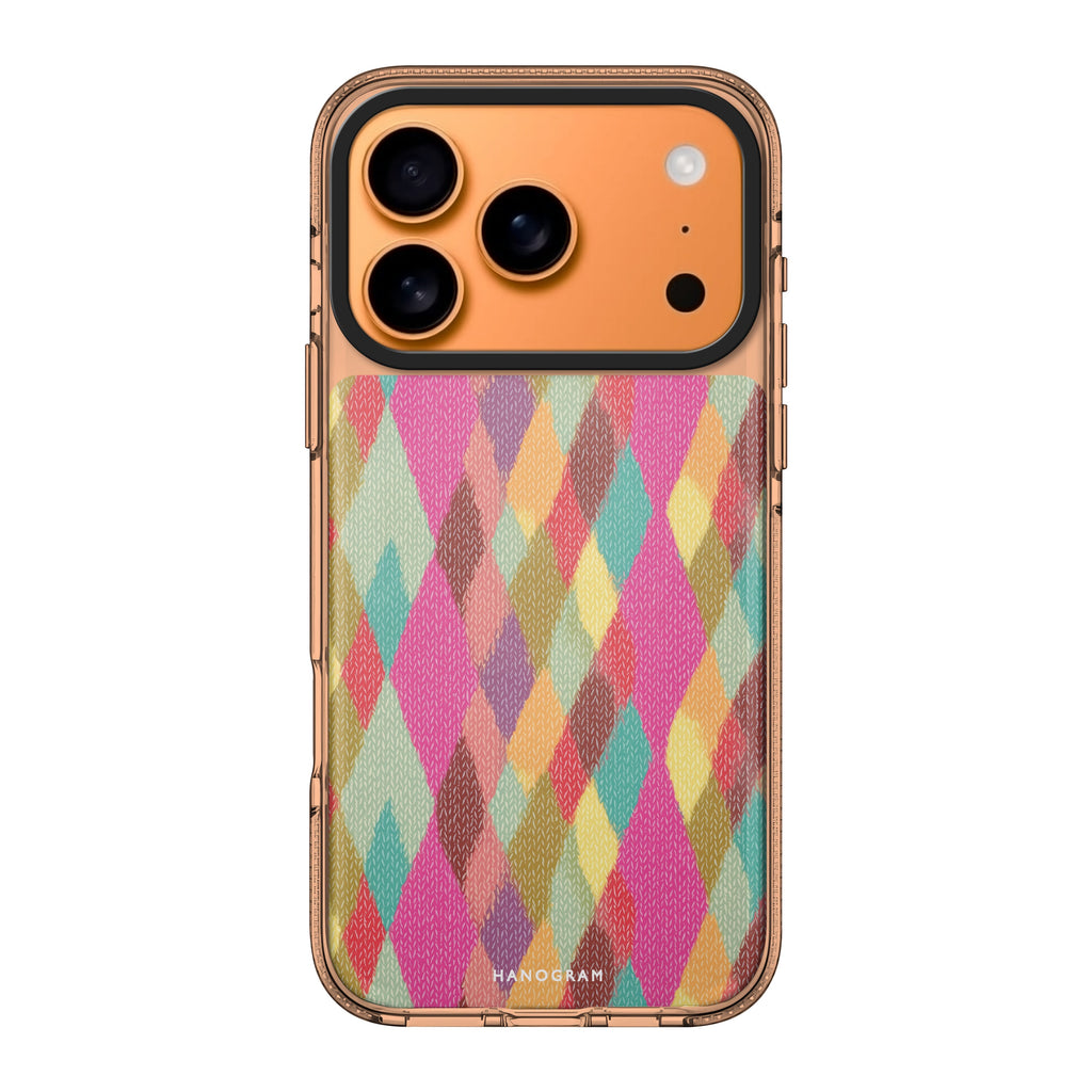 Breeze Diamonds graphic iPhone 17 Pro Max ultra clear case