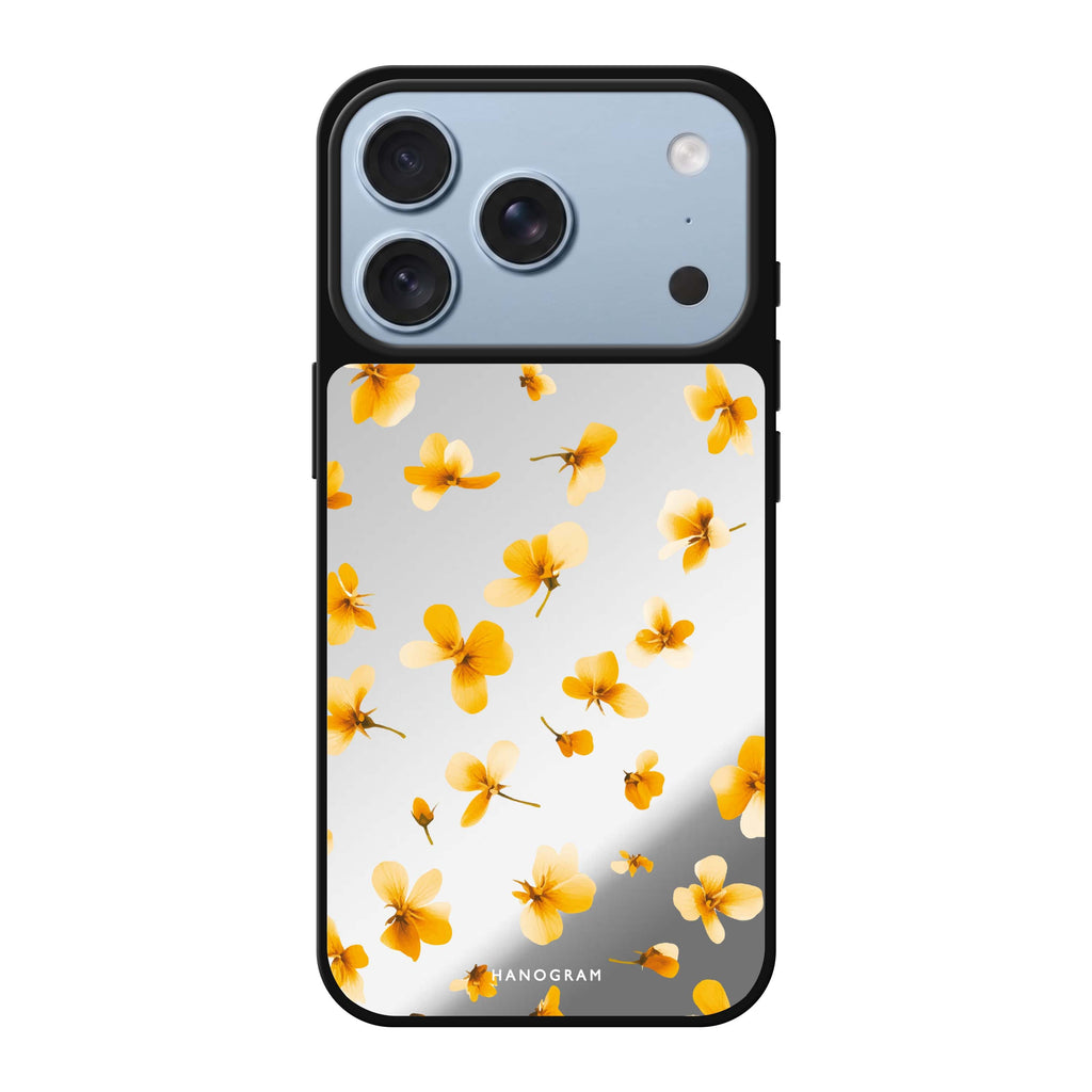 Golden Drift gold iPhone 18 Pro Max mirror case
