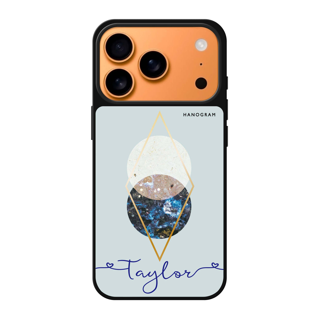 Marble Abstract I personalized name abstract marble iPhone 17 Pro Max mirror case