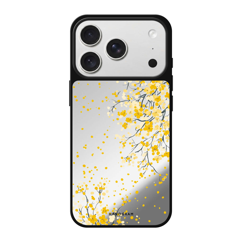 Butter Petals flower floral iPhone 18 Pro Max mirror case