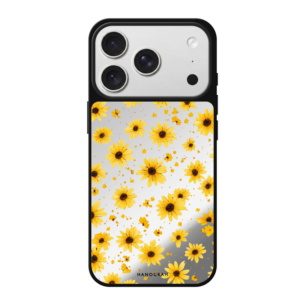 Golden Specks gold iPhone 18 Pro Max mirror case
