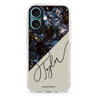 Black Marble MagSafe Compatible iPhone 16 Ultra Clear Case - Personalized and Stylish Protection