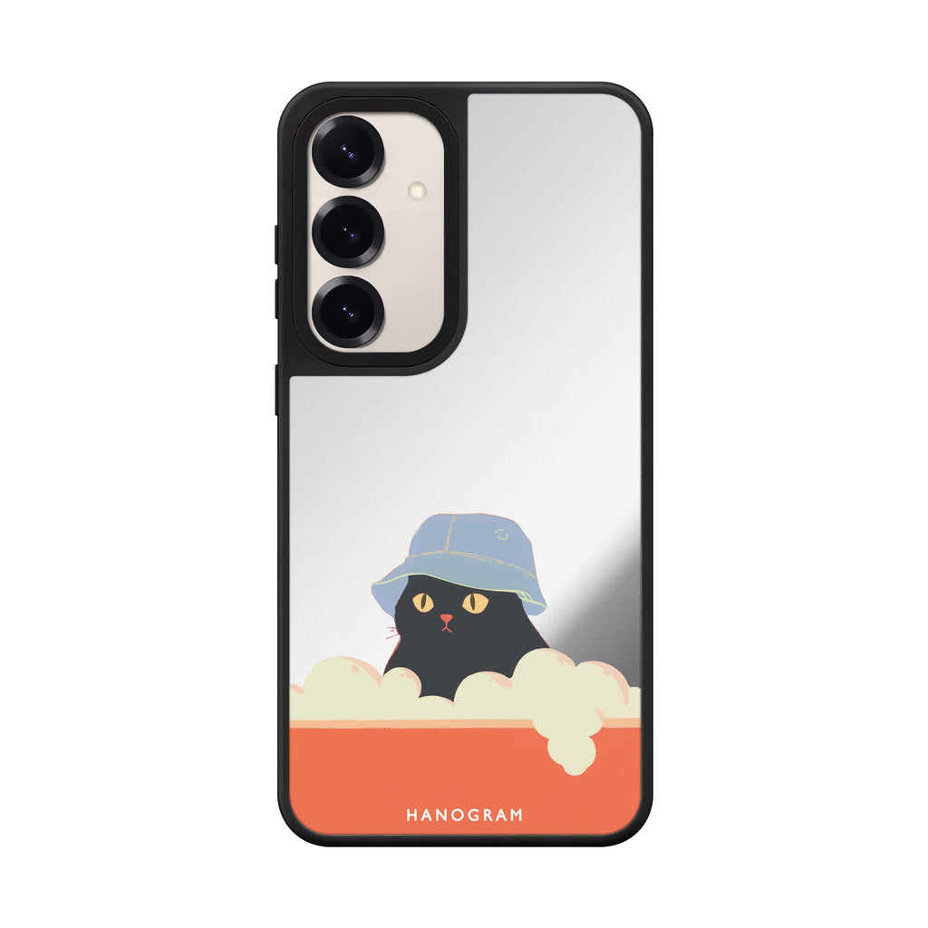 Bubble Meow Mirror Case