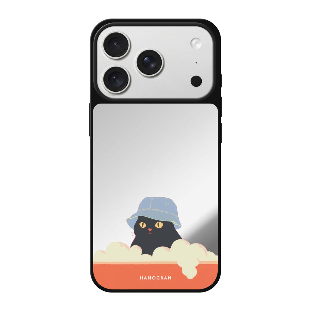 Bubble Meow cat animal cute iPhone 18 Pro Max mirror case