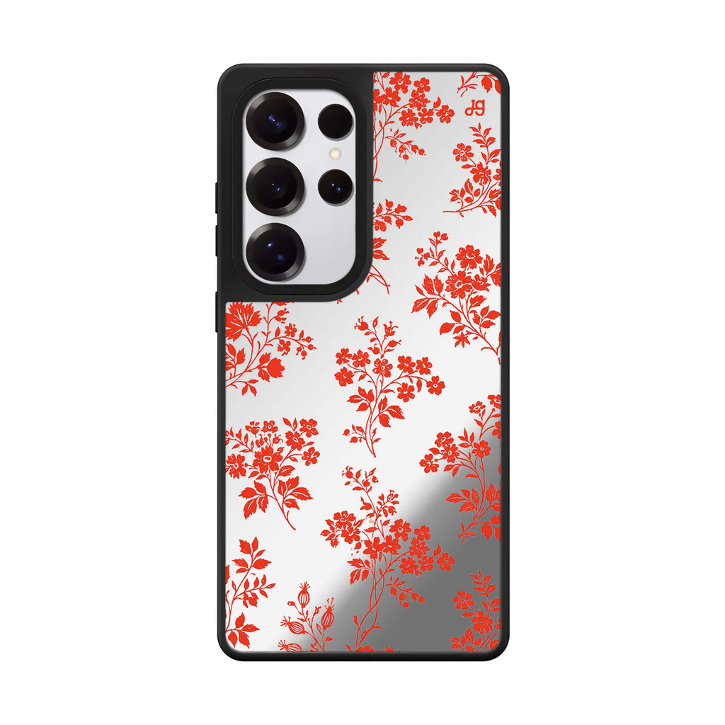 Scarlet Garden Toile Samsung Galaxy Mirror Case - image 1