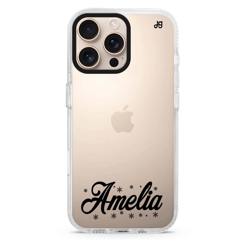 Festive Lettering iPhone Ultra Clear Case