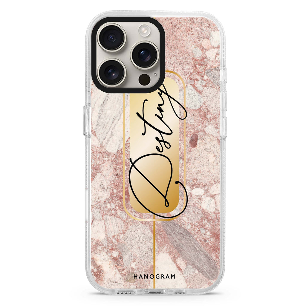 Golden Marble iPhone 16 Pro & 16 Pro Max Case - Personalized and Stylish Protection