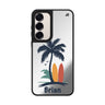 Custom name Palm Board Samsung Galaxy mirror case front view