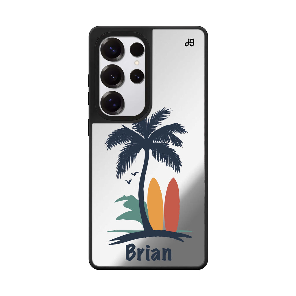 Palm & Board Mirror Case