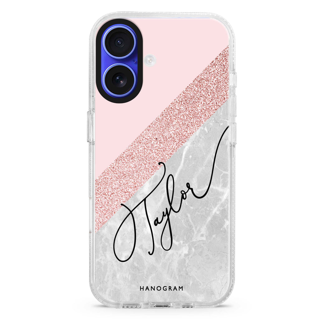 Marble Abstract II MagSafe Compatible iPhone 16 Ultra Clear Case - Personalized and Stylish Protection
