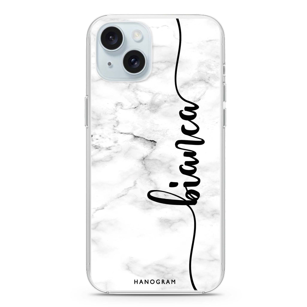 Marble Edition I iPhone 15 Plus MagSafe Compatible Ultra Clear Case