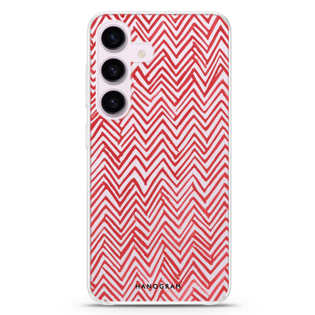 Crimson Currents Samsung Galaxy Ultra Clear Case