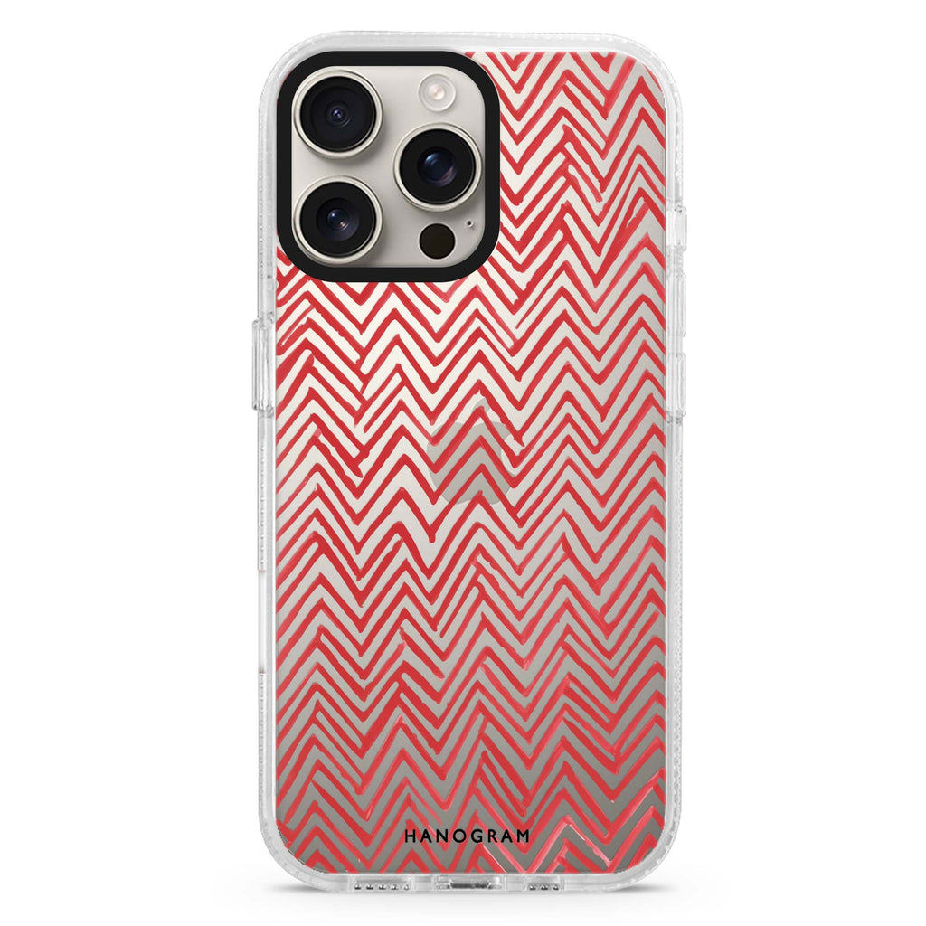Crimson Currents iPhone Ultra Clear Case