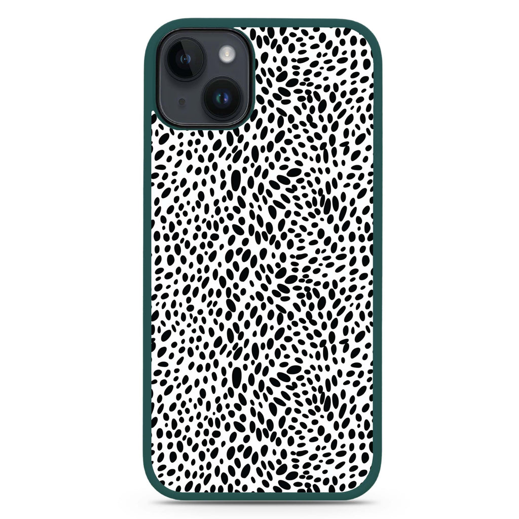 Spotted Elegance iPhone 15 Plus Impact Guard Bumper Case