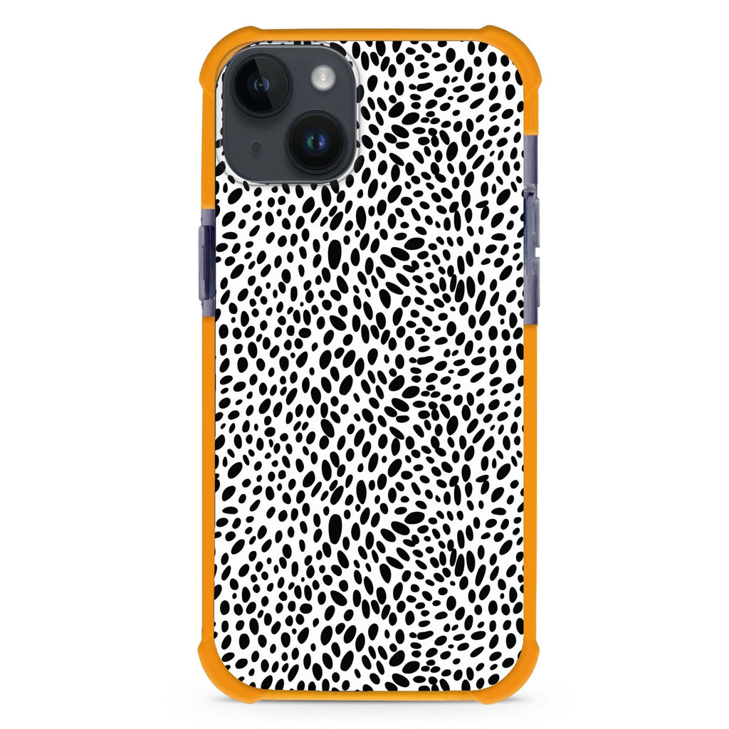 Spotted Elegance iPhone 15 Plus Ultra Shockproof Case