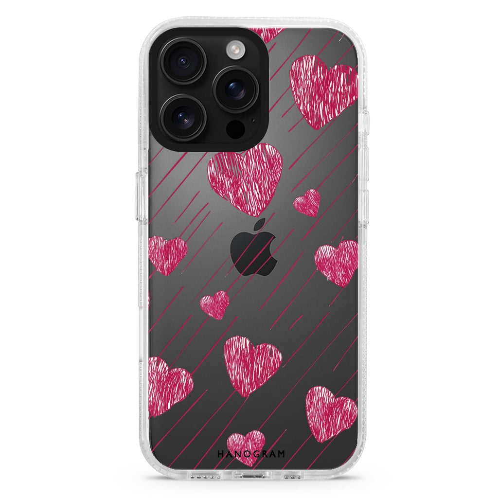 Stripe My Heart iPhone Ultra Clear Case