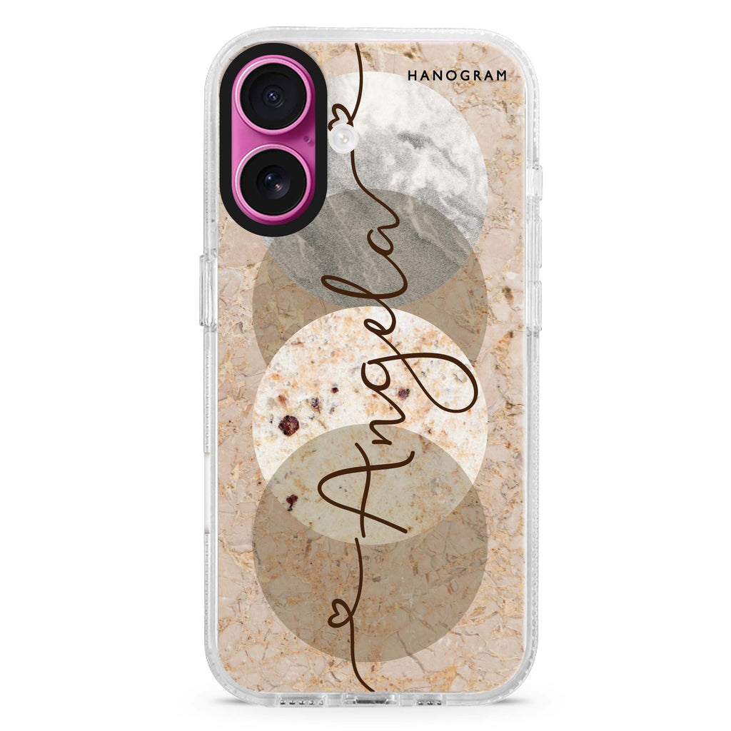 Artistic Marble I MagSafe Compatible iPhone 16 Ultra Clear Case - Personalized and Stylish Protection
