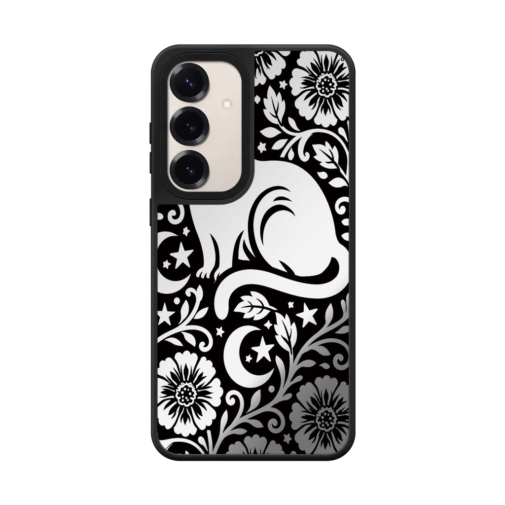 The Lunar Garden Cat Samsung Galaxy Mirror Case - product image 1