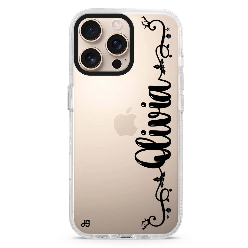 Merry Script iPhone Ultra Clear Case