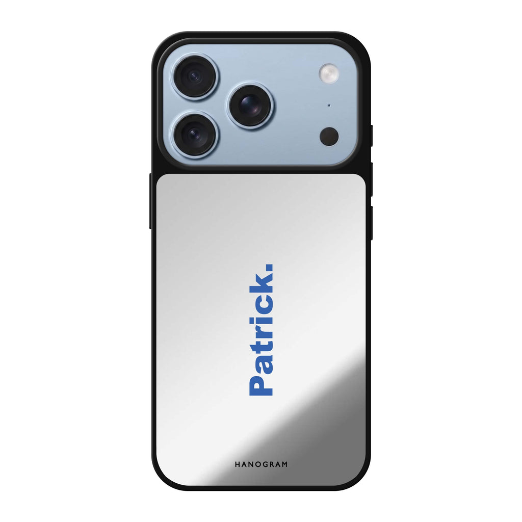 Minimal Charm personalized name minimal iPhone 18 Pro Max mirror case