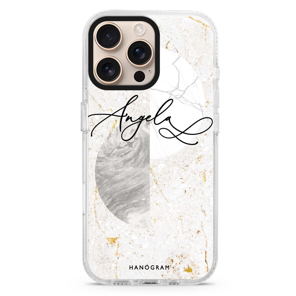 Marble Abstract III iPhone 16 Pro & 16 Pro Max Case - Personalized and Stylish Protection