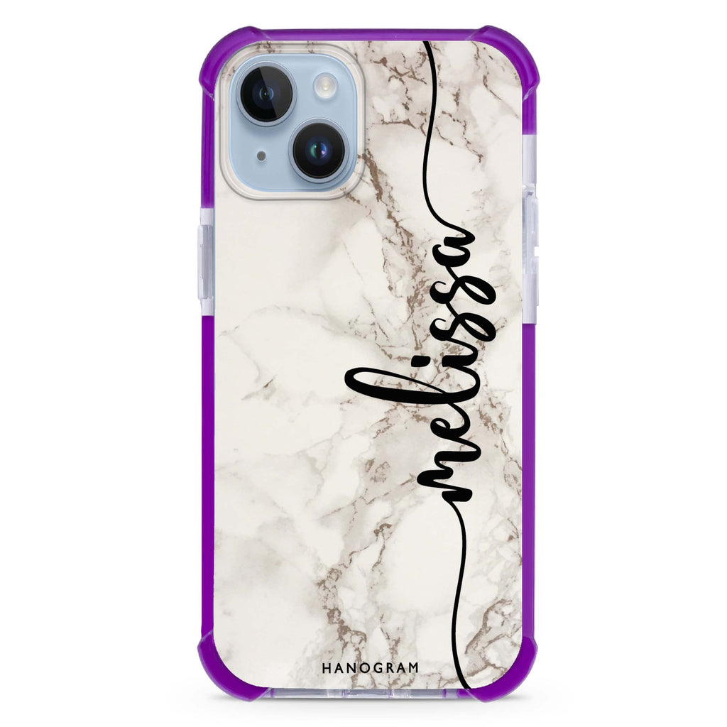 Marble Edition V iPhone 15 Plus MagSafe Compatible Ultra Shockproof Case