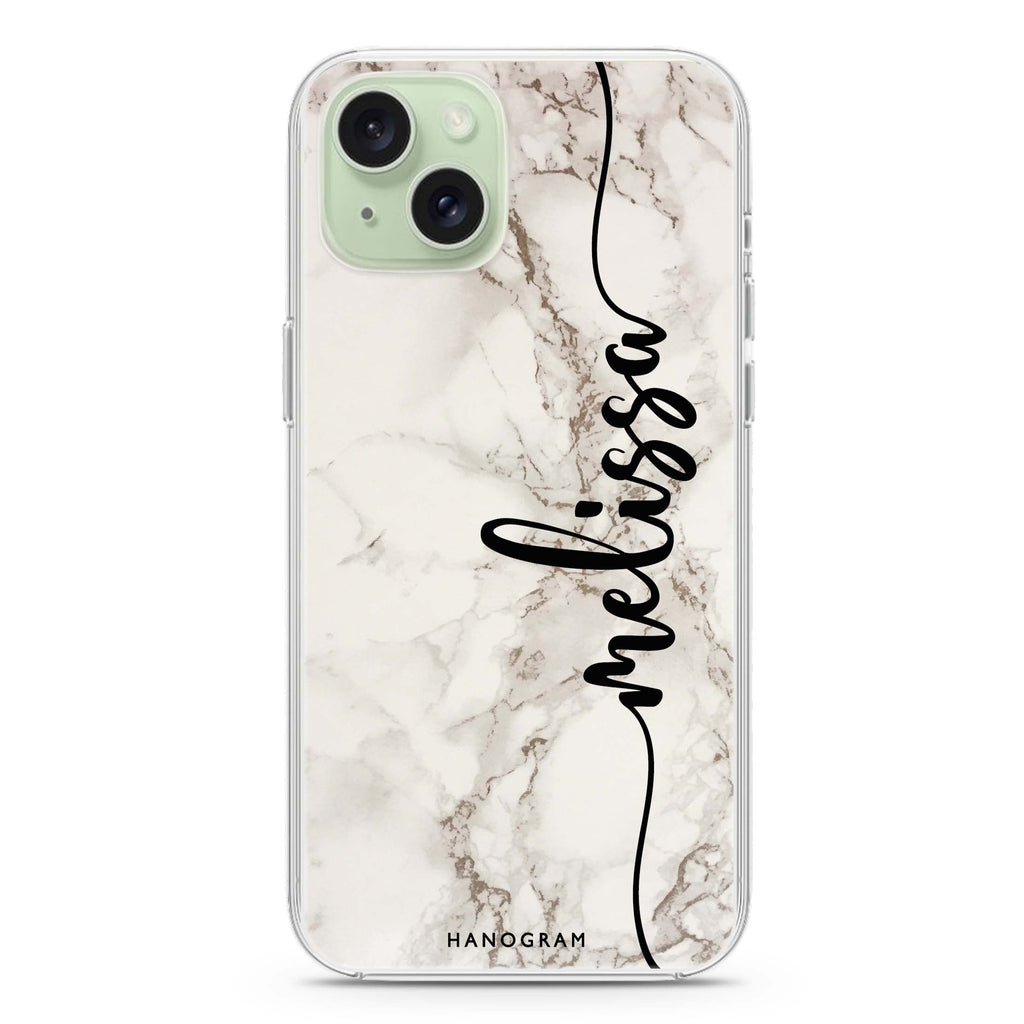Marble Edition V iPhone Ultra Clear Case