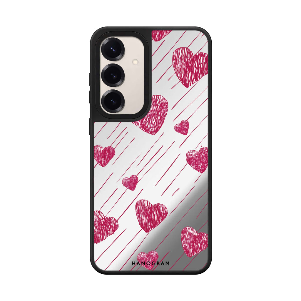 Stripe My Heart Mirror Case
