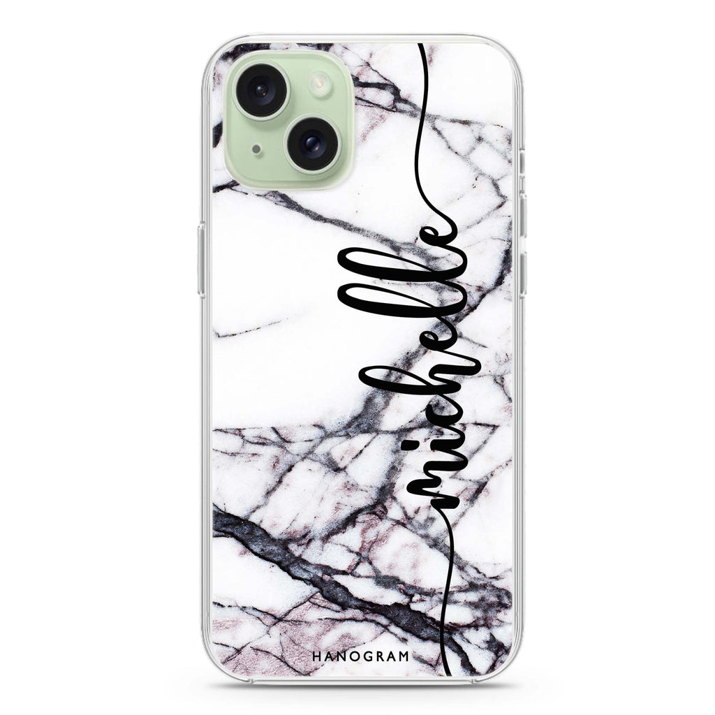 Marble Edition VI iPhone 15 Plus MagSafe Compatible Ultra Clear Case